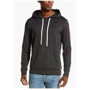 Fourlaps Hoodie NWT Pullover Gray Black Heather Stratus Lounge Mens Size 2XL